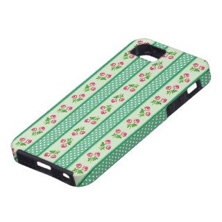 Texture #64   Girly Rose With Green Ribbon  iPhone 5 Covers