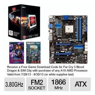 AMD Quad Core A10 5800K 3.8GHz Radeon HD 76 Bundle: Computers & Accessories