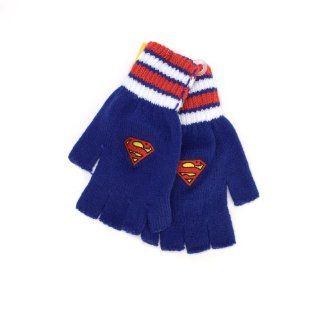Superman S Logo DC Comics Fingerless Mitten Gloves: Toys & Games