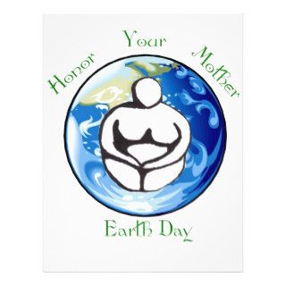 Honor your mother Earth Day Custom Flyer