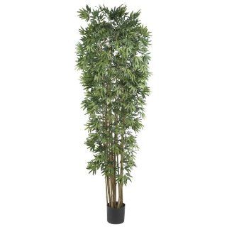 Nearly Natural 5050 NT Bamboo Japonica Silk Tree, 7 Feet, Green   Artificial Trees
