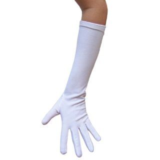 White Costume Gloves (Elbow Length) ~ Halloween Costume Accessories (STC12076): Toys & Games