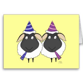 Happy Birthday Two Ewe Cards