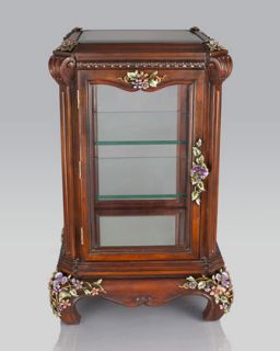 Floral & Vine Curio Cabinet   Jay Strongwater