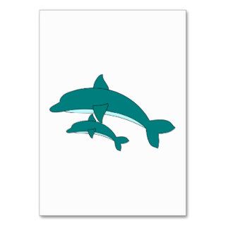 Dolphin And Baby Business Card Template