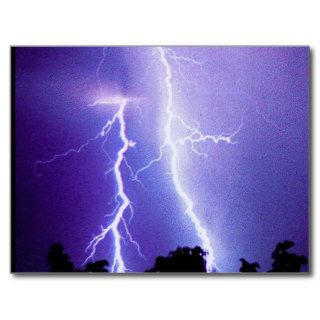 Lightning Storm Post Card