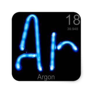 argon square stickers
