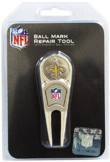 New Orleans Saints Repair Tool and Ball Marker : Golf Ball Markers : Sports & Outdoors