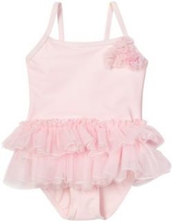 Little Me Baby girls Infant Tutu Swimsuit, Light Pink, 12 Months: Clothing