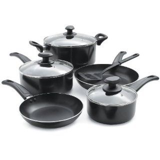 Gordon Ramsay Everyday Chef Non stick Cookware 10 Piece Set, Black: Commercial Food Service Equipment: Kitchen & Dining