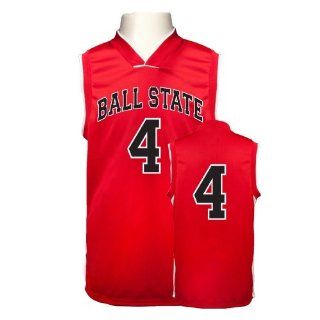 Ball State Youth Replica Red Basketball Jersey '#4' : Sports Fan Jerseys : Sports & Outdoors
