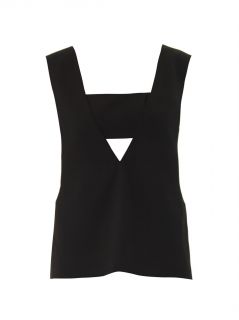 Bust panel V neck top  T by Alexander Wang