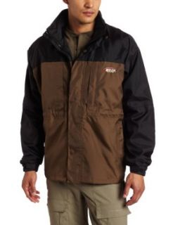 Nite Lite Outdoor Gear Men's Pro Non Insulated Jacket (Brown/Black, Medium): Clothing