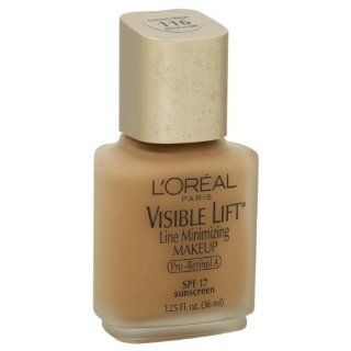 L'Oreal Paris Visible Lift Line Minimizing Makeup Golden Beige (2 Pack): Health & Personal Care