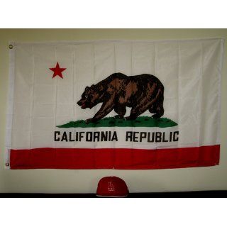 California State Flag 3 x 5 NEW CA REPUBLIC Banner : Outdoor Flags : Patio, Lawn & Garden