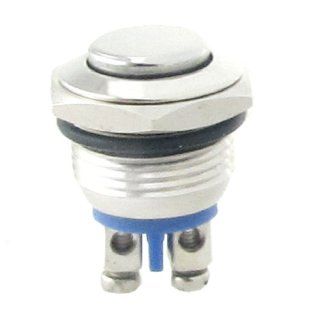 Normally Open NO N/O 16mm Metal Momentary Round Push Button Switch AC 250V 3A: Home Improvement