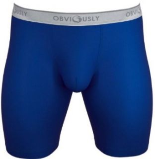 Obviously Men's Naked Boxer Briefs 9 Inch Leg at  Mens Clothing store: