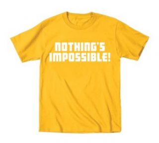 Kidteez Baby Girls Nothing's Impossible Inspirational Shirt Clothing