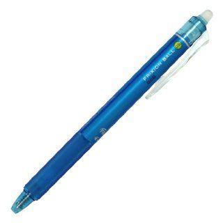 Pilot FriXion Ball Knock Retractable Gel Ink Pen   0.5 mm   Light Blue : Rollerball Pens : Office Products