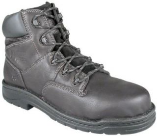 WOLVERINE Mens Hallock 6 Inch Durashocks CT Opanka Boot Black Boots shoe Sz: 8.5: Industrial And Construction Shoes: Shoes
