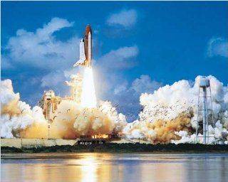 Poster, Space Shuttle Take off, Final Size: 20 in X 16 in.   Prints