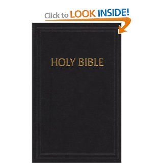 KJV Pew Bible, Black Hardcover: Holman Bible Staff: 9781558192508: Books