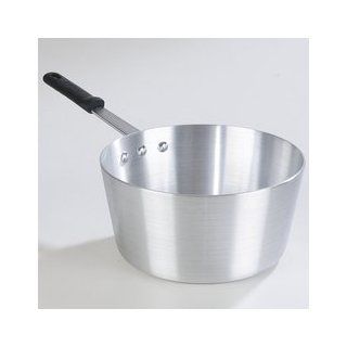 Carlisle 61707 Aluminum 3003 Tapered Sauce Pan with Removable Dura Kool Sleeves, 6.5 qt Capacity (Case of 6): Industrial & Scientific