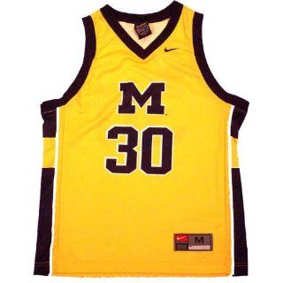 Nike Michigan Wolverines #30 Maize Youth Basketball Jersey : Football Jerseys : Sports & Outdoors