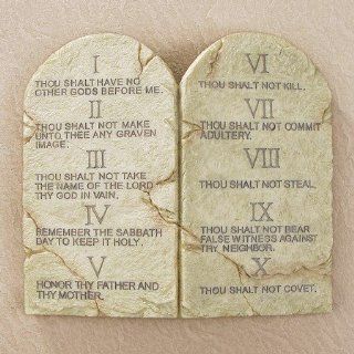TEN COMMANDMENTS WALL PLAQUE : Other Products : Everything Else