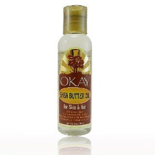 Okay Shea Butter Oil for Skin and Hair, 2 Ounce : Shea Butter Massage Oils : Beauty