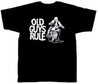 Old Guys Rule T Shirt Retired Biker Design: Clothing