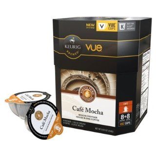 48ct   V Cups Barista Prima Caf Mocha Coffee and 48ct Frothers for Keurig VUE Brewers : Coffee Brewing Machine Cups : Grocery & Gourmet Food
