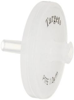 National Scientific PTFE Target Syringe Filter, 1.0m Pore Size, 30mm Outside Diameter (Case of 100) Science Lab Syringe Filters