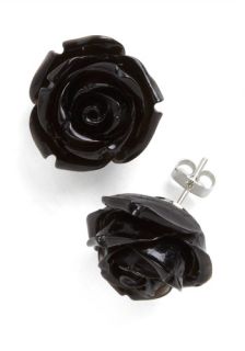 Retro Rosie Earrings in Black  Mod Retro Vintage Earrings