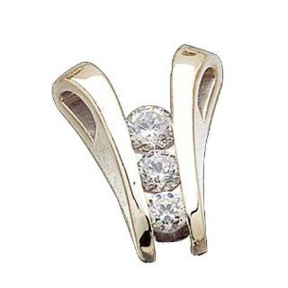 14kt White Gold Past, Present and Future Diamond Pendant: Jewelry Days: Jewelry