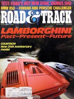 Lamborghini: Past/Present/Future   October, 1988 : Everything Else