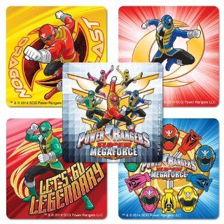 Power Rangers Super Mega Force Stickers   75 Per Pack: Toys & Games