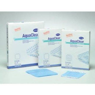 Aquaclear Adhesive Gel Sheet Dressing, Latex Free 1 7/8X3 Pad 3x4 Overall, 5 ea: Health & Personal Care