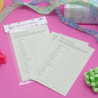 Baby Shower Baby Word Scramble Game (For 10 Guests): Toys & Games