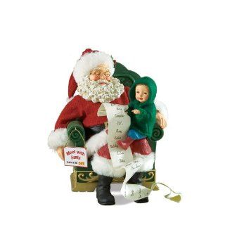 Department 56 Possible Dreams Clothtique Santa Figurine, Santa Is Out   Holiday Figurines