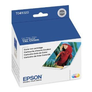 Epson America Inc. Products   Ink Cartridge For Stylus CX3200/C62, 300 Pg Yld, Tri Color   Sold as 1 EA   Ink cartridge is designed for use with Epson Stylus CX3200 and C62. Engineered to give you the highest resolution and color saturation possible. Quick