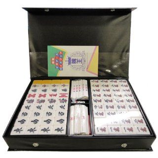Mahjong tile set tile king dice point bar and Southeast Mark Beginner's Guide book complete set (japan import): Toys & Games