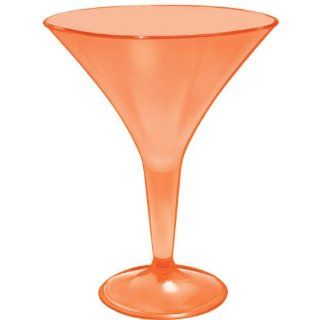 Orange Martini Glasses (20 per package): Toys & Games