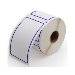 Dymo Compatible LV 30256 Blue Border Shipping Labels   300 Labels Per Roll, 1 Roll Per Package : Office Products