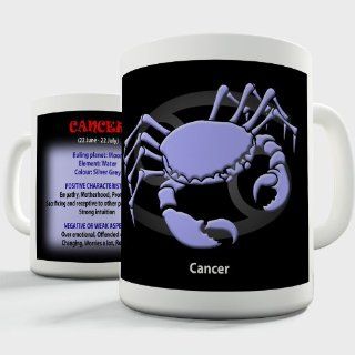 Zodiac Star Sign "Cancer" Novelty Mug Tea Coffee Gift Cup Retro Present: Kitchen & Dining