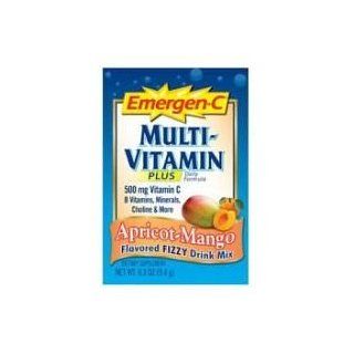 Emergen C Apricot Mango Multivitamin Plus Formula Fizzy Drink Mix   30 packet per pack    3 packs per case.: Industrial & Scientific