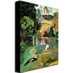 Paul Gauguin 'Matamoe' Medium Canvas Art Trademark Fine Art Canvas