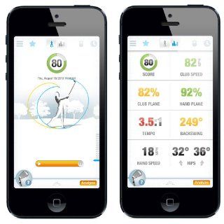 GolfSense 3D Golf Swing Analyzer for iPhone, iPad and Android, Black : Golf Swing Trainers : Sports & Outdoors