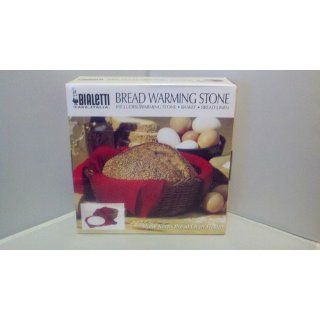 Bialetti 6953 Round Bread Basket with Warming Stone: Kitchen & Dining