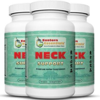 Neck Support  3 Bottles/ 1 Month Supply  Relieve Neck Pain and Increase Range of Motion Quicker Than You Ever Thought Possible!: Health & Personal Care